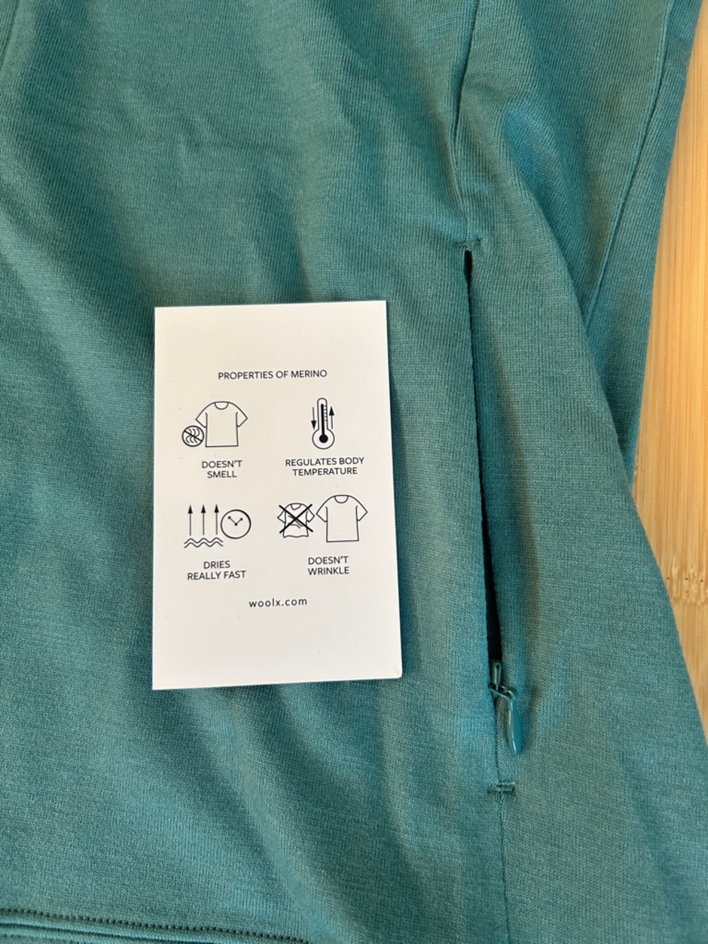 Woolx Ryann Merino Wool-Blend Travel Hoodie NWT - Picture 5 of 16